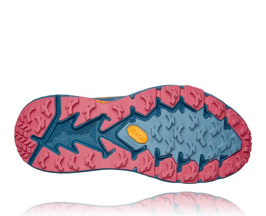 Hoka One One Womens Trail Shoes - Speedgoat 4 - Blue - EYTU43085